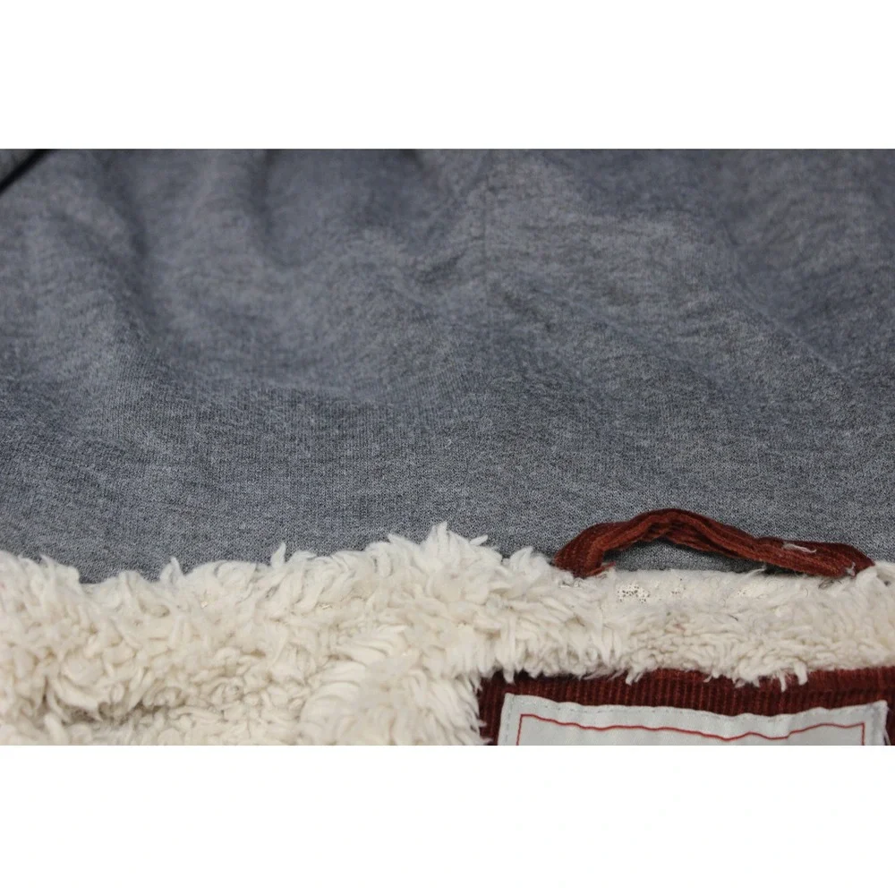 Levi's Corduroy Shirt Jacket Men's XL Faux Shearling Lined‎ Hooded Outerwear - Picture 9 of 16